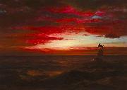 Frederic Edwin Church Marine Sunset oil painting